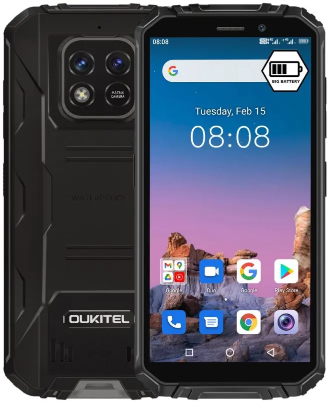 Mobilný telefón Oukitel WP18 čierna