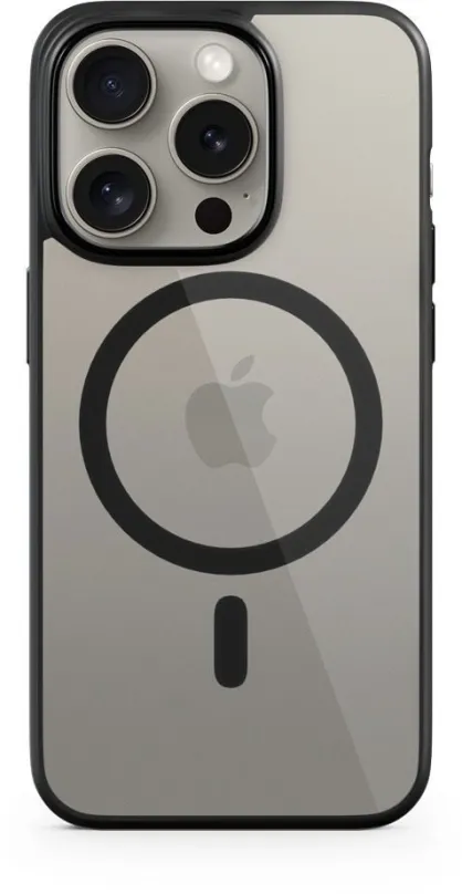 Kryt na mobil Epico Mag+ Hero kryt pre iPhone 15 Pro Max s podporou MagSafe - transparentná čierna