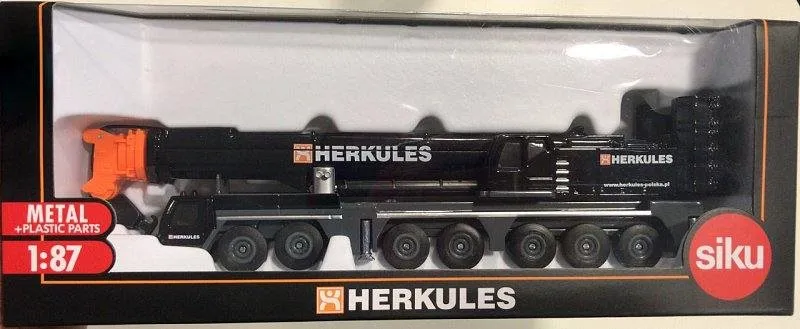 Kovový model Siku Super - Ťažký autožeriav Herkules 1:87