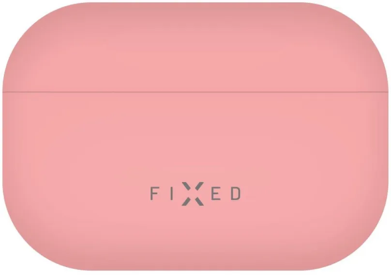 Puzdro na slúchadlá FIXED Silky pre Apple Airpods Pre ružové