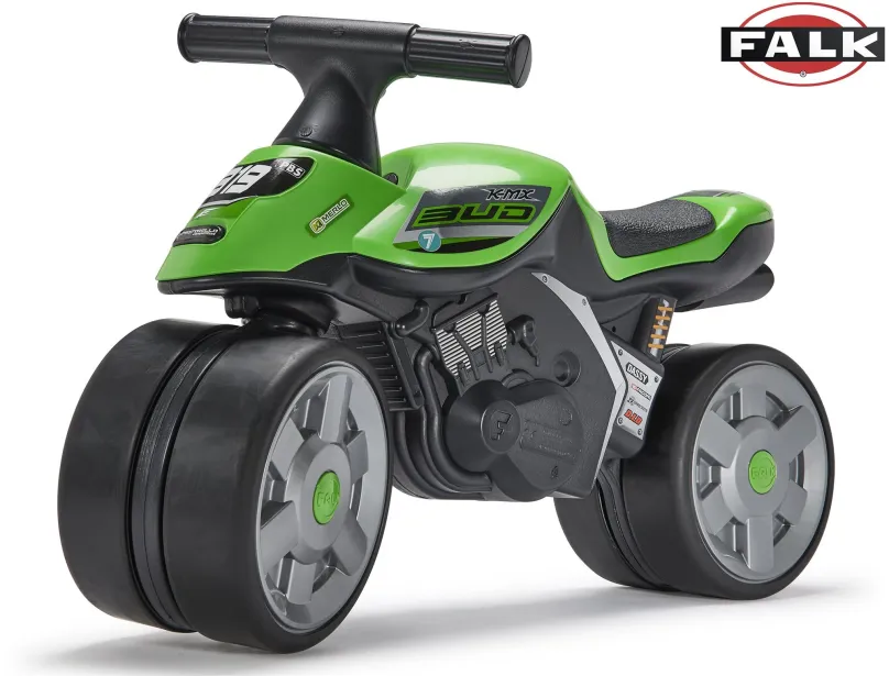 FALK Odrážadlo Baby Moto Team Bud Racing zelené