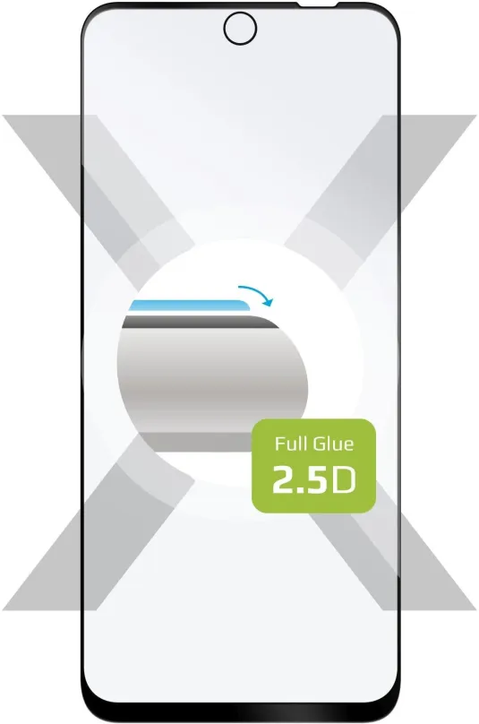 Ochranné sklo FIXED FullGlue-Cover pre Motorola Moto G42 čierne