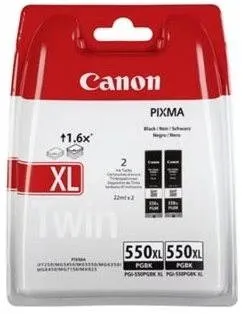 Cartridge Canon PGI-550 XL BK TWIN blister čierna