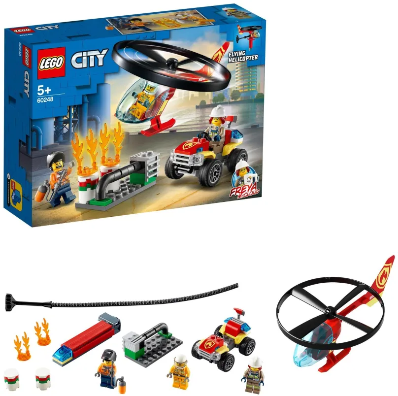 LEGO stavebnice LEGO City Fire 60248 Zásah hasičského vrtuľníka