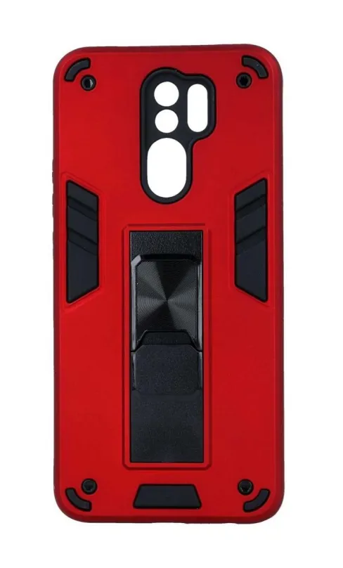 Kryt na mobil TopQ Kryt Armor Xiaomi Redmi 9 ultra odolný červený 90660, pre Xiaomi Redmi