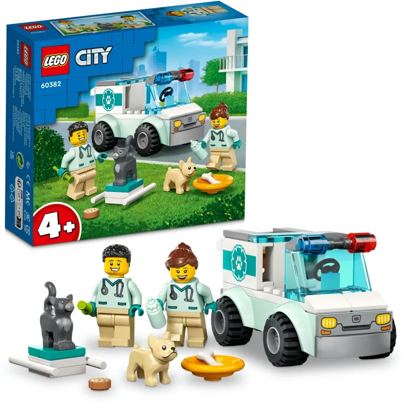 LEGO stavebnica LEGO® City 60382 Veterinárna záchranka