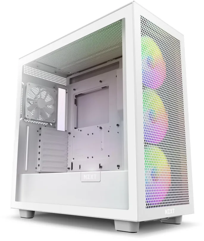 Počítačová skriňa NZXT H7 Flow RGB White