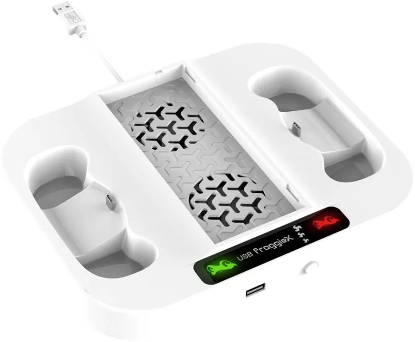 Stojan na hernú konzolu Froggiex FX-XSX-C1-W Xbox Series S Multifunction Charging Stand