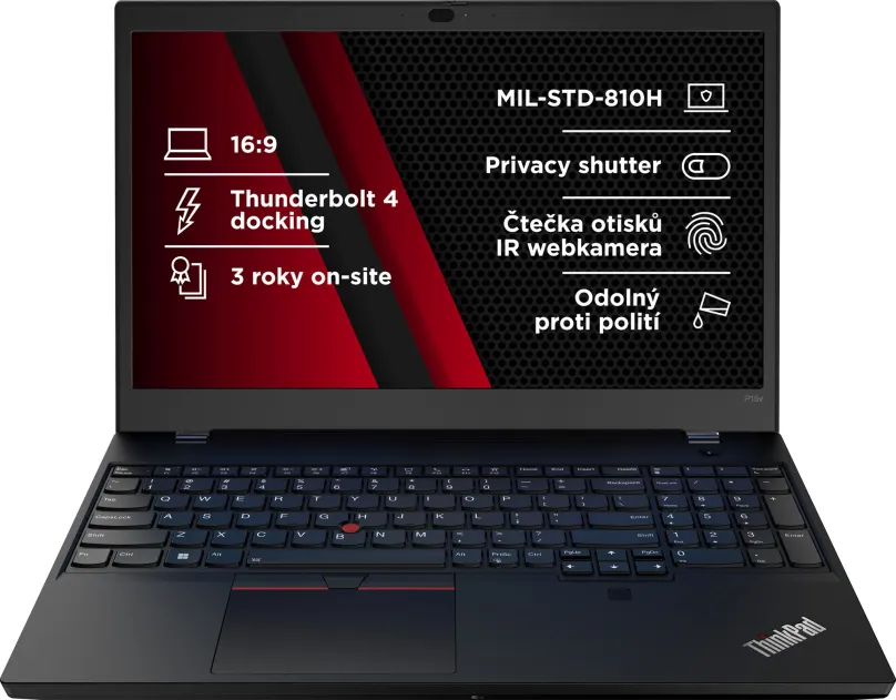 Lenovo ThinkPad P15v Gen 3 Black, Intel Core i5 12500H Alder Lake, 15.6" IPS ant