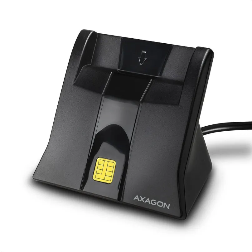 Čítačka eObčanek AXAGON CRE-SM4 USB Smart card StandReader