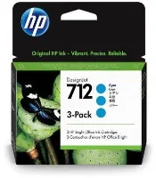 Cartridge HP 3ED77A č. 712 azúrová multipack