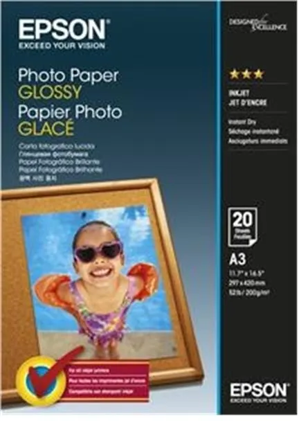 Fotopapier Epson Photo Paper Glossy A3 20 hárkov