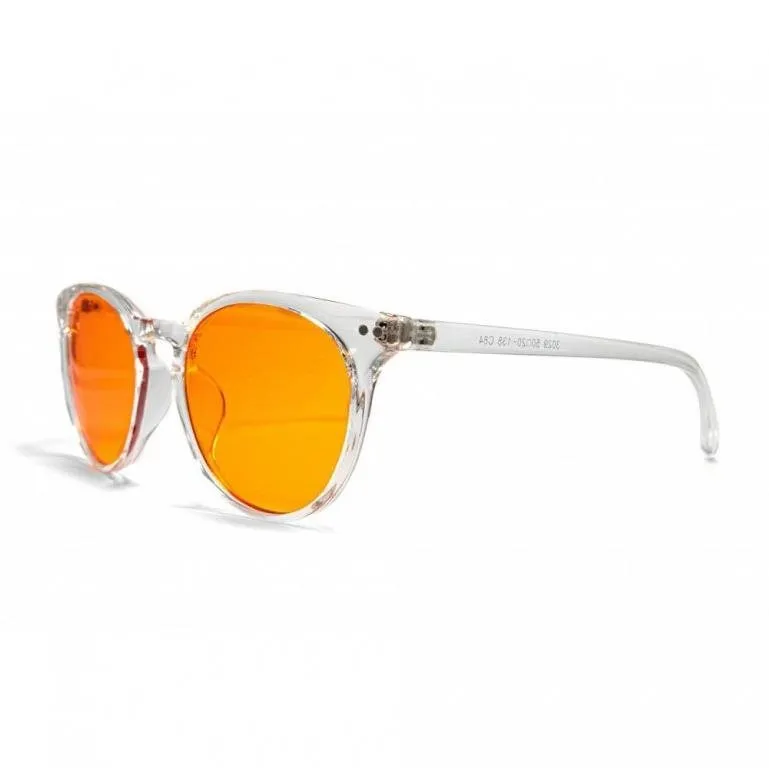 Okuliare Sleep-2R štýlové okuliare proti modrému a zelenému svetlu, oranžové