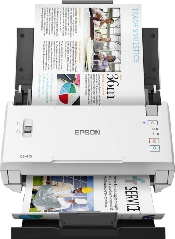 Skener EPSON WorkForce DS-410, A4, stolný, prieťahový a dokumentový skener, s podávačom, d