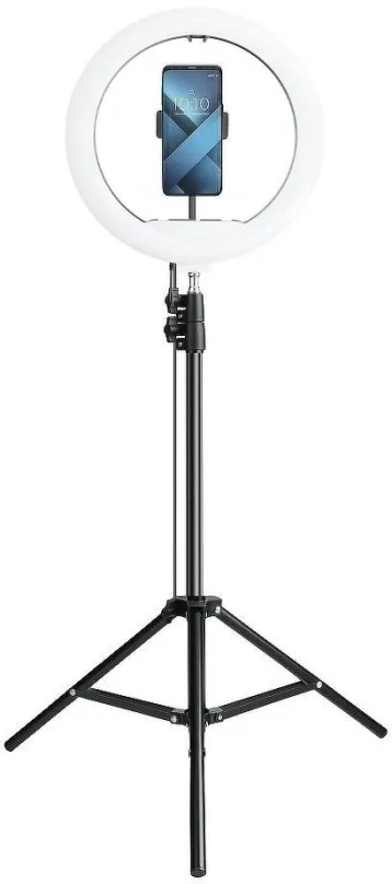 Foto svetlo MG Selfie Ring Fill kruhové LED svetlo 13'' + statív, čierne