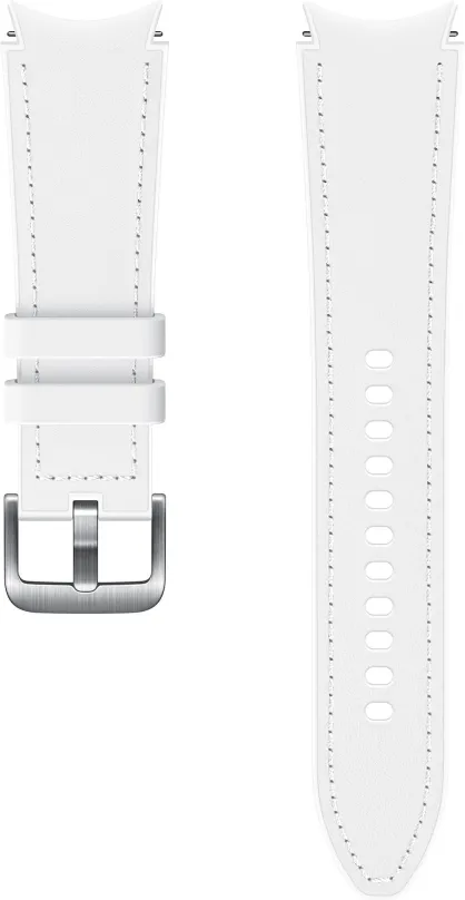 Remienok Samsung Hybridný kožený remienok (veľkosť M/L) biely