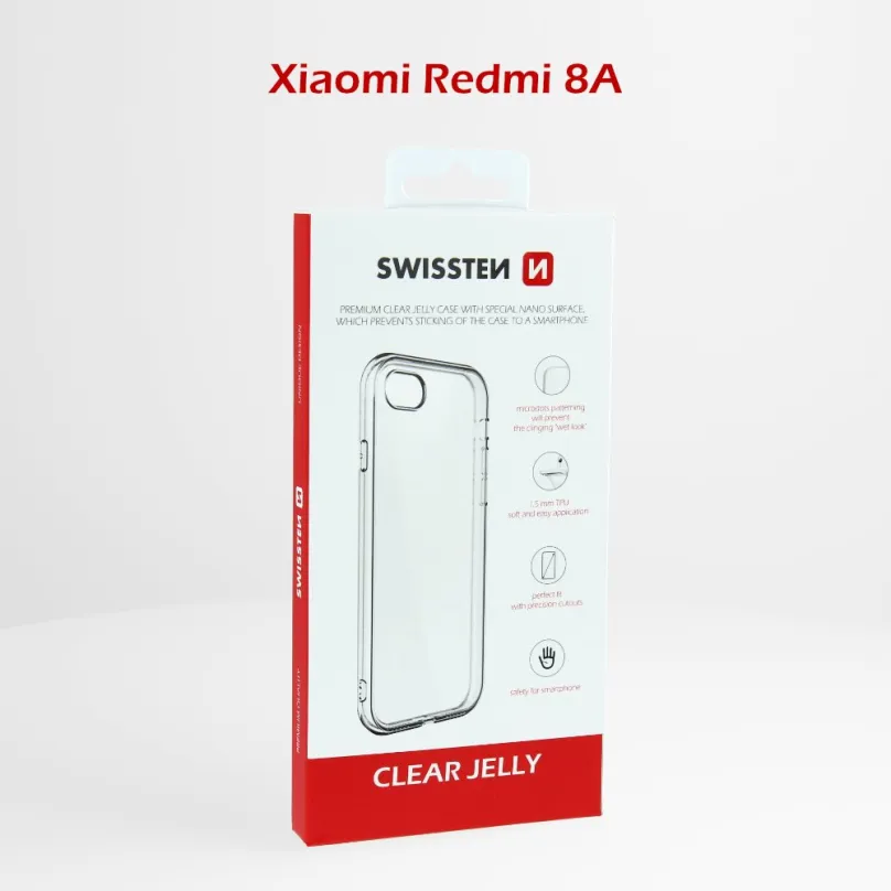 Kryt na mobil Swissten Clear Jelly pre Xiaomi REDMI 8A