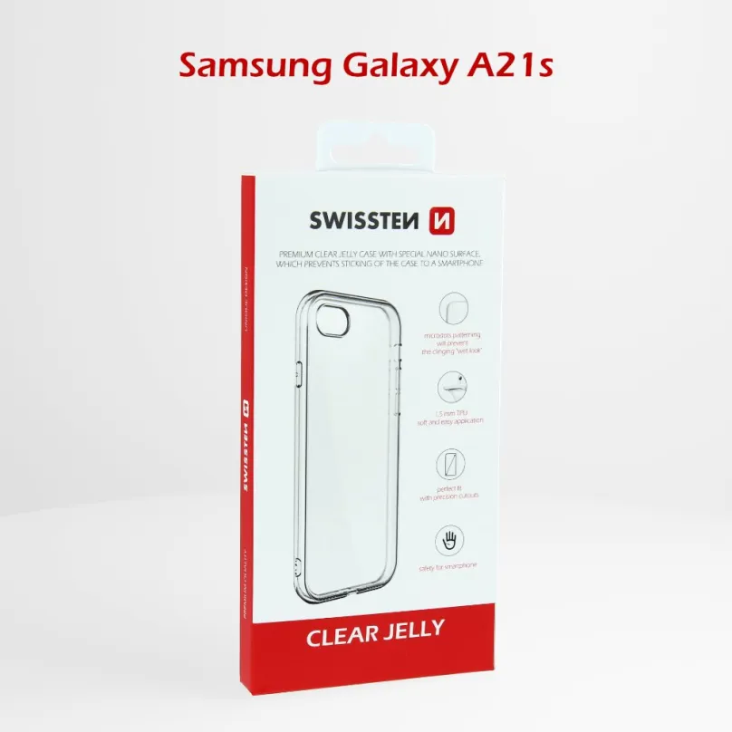 Kryt na mobil Swissten Clear Jelly pre Samsung Galaxy A21s