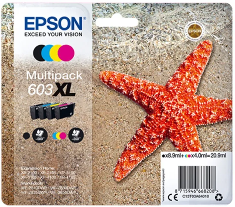Cartridge Epson 603XL multipack, pre tlačiareň Epson Expression Home XP-3100, Expression H