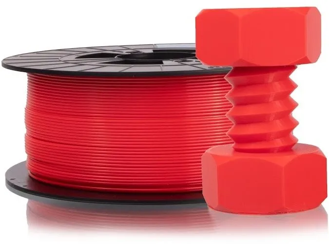 Filament Filament PM 1.75 PETG 1kg červená, materiál PETG, priemer 1,75 mm s toleranciou 0