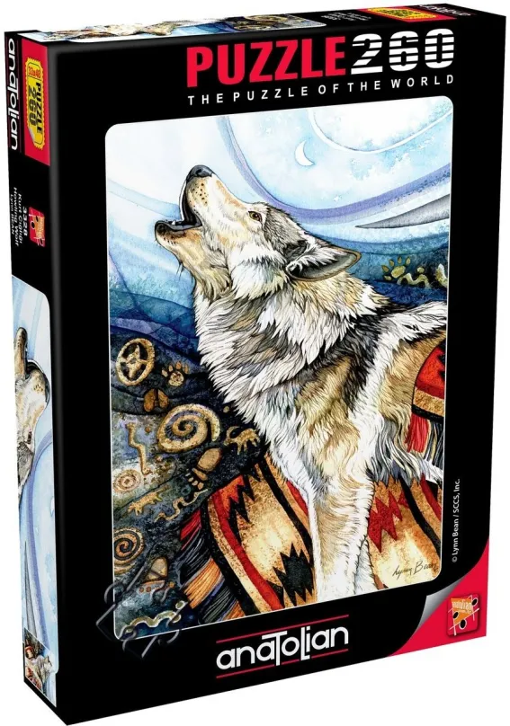 Puzzle Anatolian Puzzle Vyjúci vlk 260 dielikov