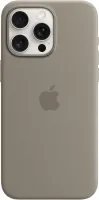 Kryt na mobil Apple iPhone 15 Pro Max Silikónový kryt s MagSafe ílovo šedý