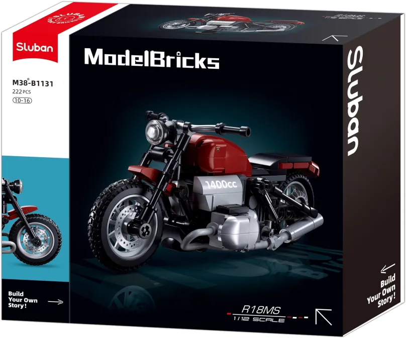 Stavebnica Sluban Model Bricks M38-B1131 Motorka R18
