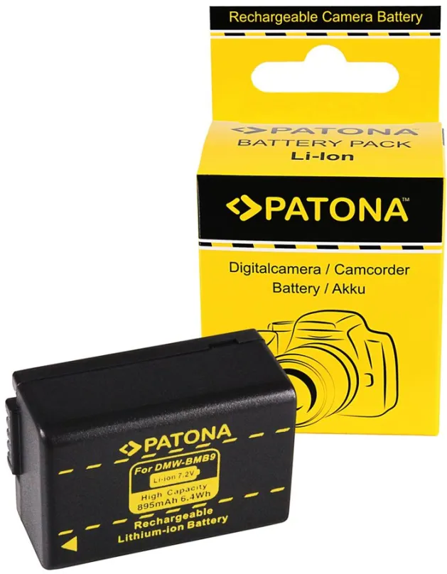 Batérie pre fotoaparát Paton pre Panasonic BMB9 895mAh Li-lon