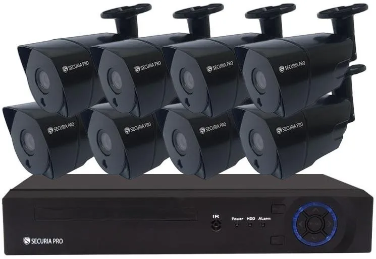 Kamerový systém Kamerový systém Securia Pro IP 3MPx NVR8CHV3-B, bez disku, rozlíšenie až ,