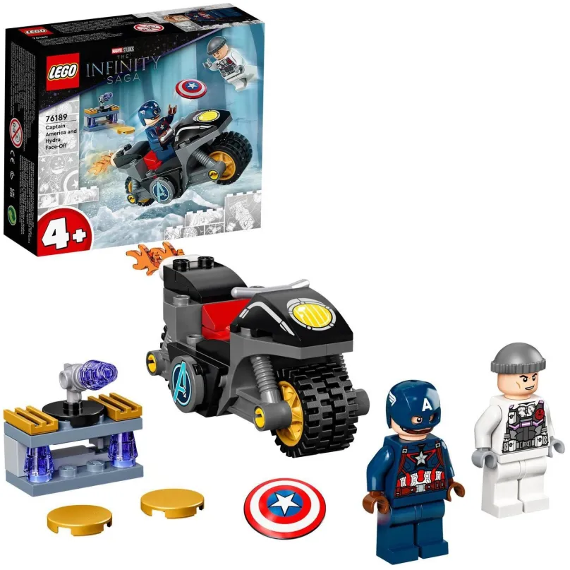 LEGO stavebnica LEGO® Marvel Avengers 76189 Captain America vs. Hydra