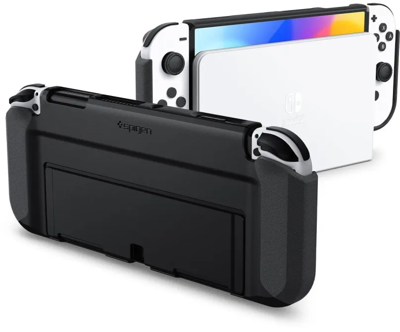 Obal na Nintendo Switch Spigen Thin Fit Black Nintendo Switch OLED, OLED - kryt, rozmery 1