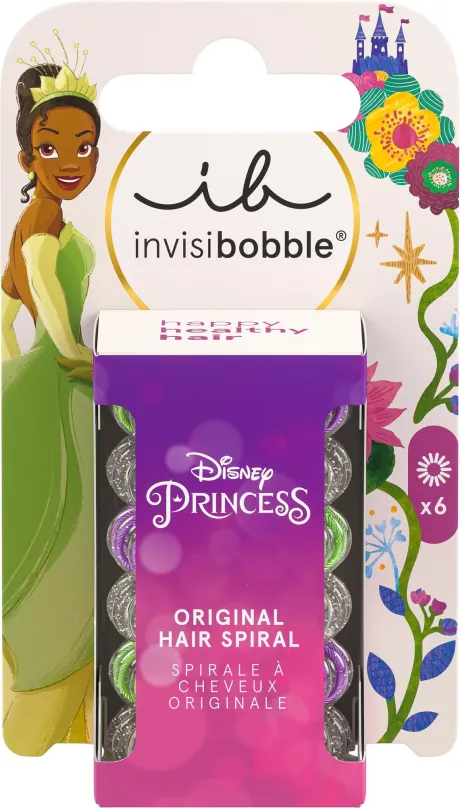 Gumičky do vlasov INVISIBOBBLE KIDS ORIGINAL Disney Tiana 6 ks