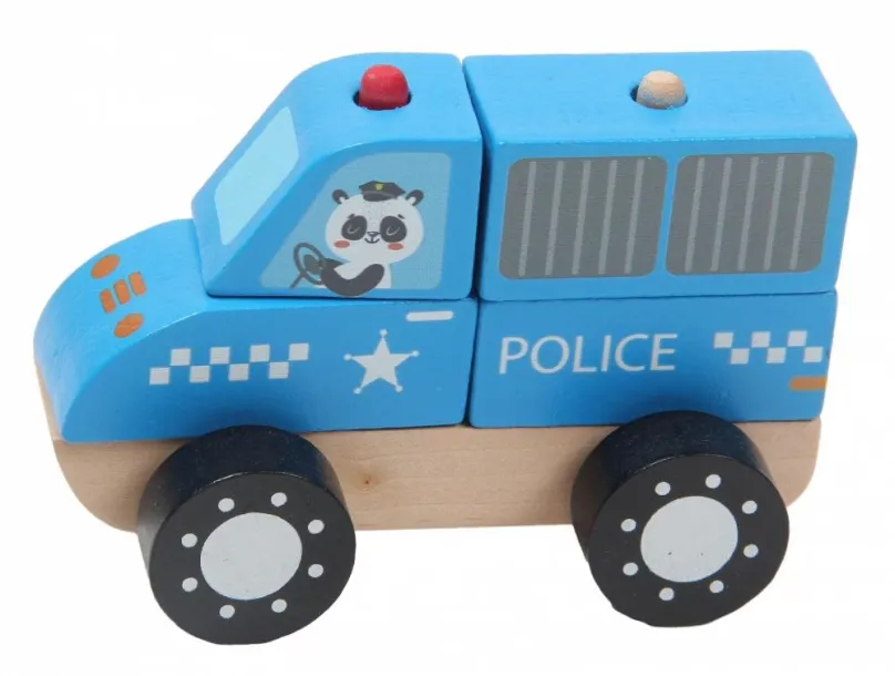 Auto Hope Toys Drevené autíčko Polícia