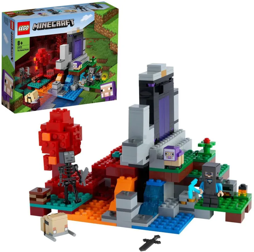 LEGO stavebnica LEGO® Minecraft® 21172 Zničený portál