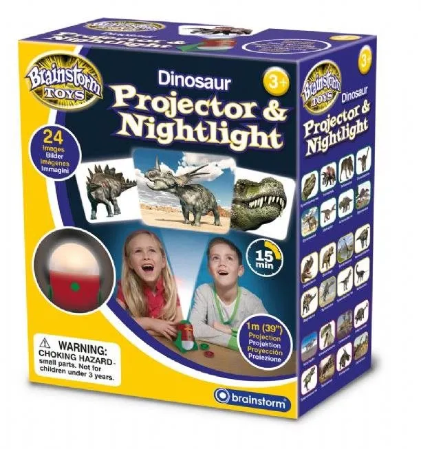 Detský projektor Brainstorm Toys Dinosaurie projektor a nočné svetlo