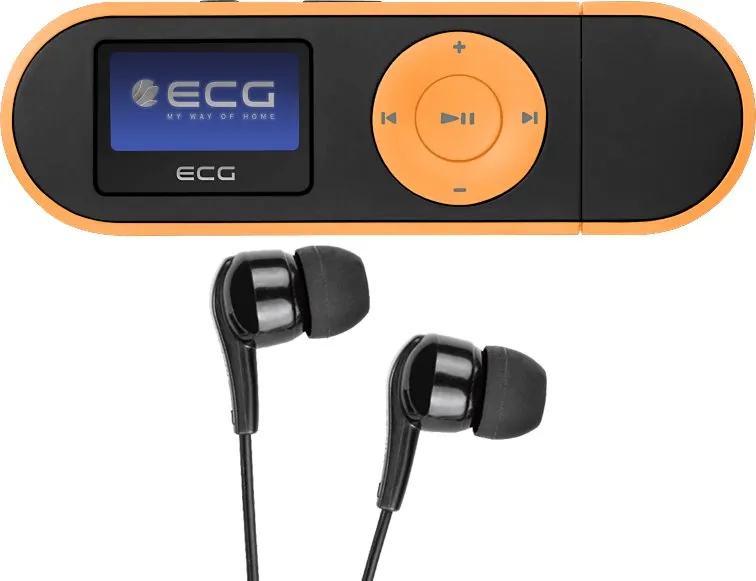MP3 prehrávač ECG PMP 20 4GB Black & Orange