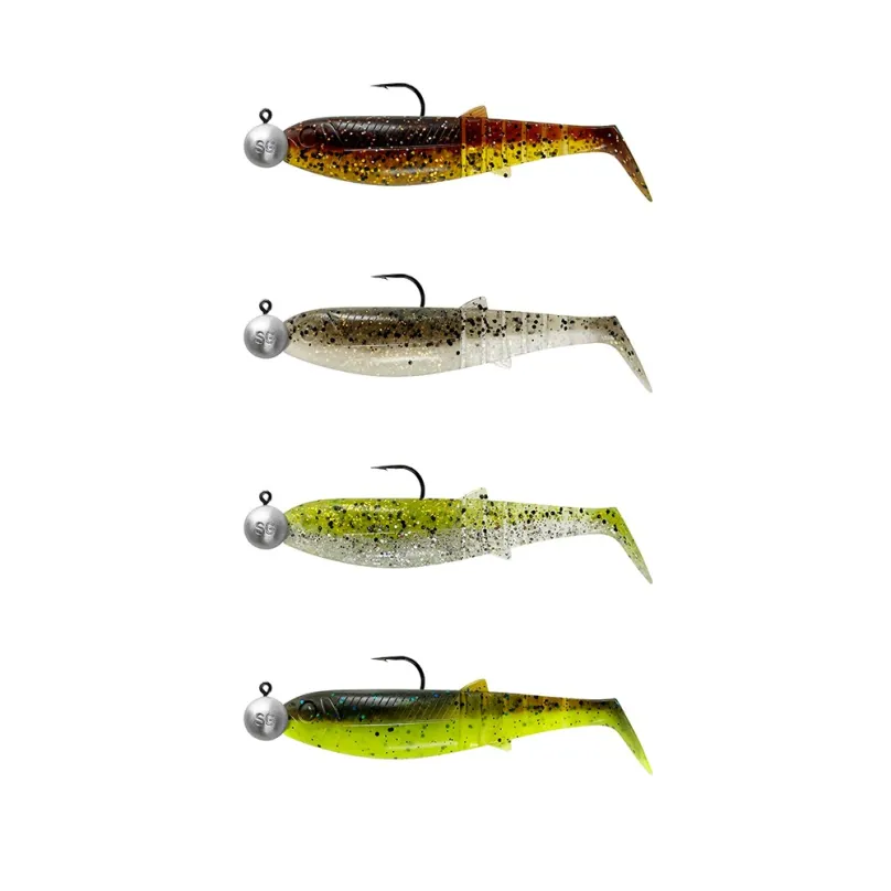 Savage Gear Gumová nástraha Cannibal Shad 8cm 5g Clear Water Mix 4+4ks