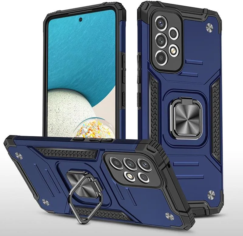 Kryt na mobil Lenuo Union Armor obal pre Samsung Galaxy A33 5G, modrá