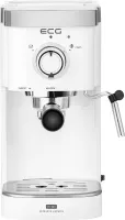 Pákový kávovar ECG ESP 20301 White, tlak 20 bar, objem nádržky na vodu 1,25 l, cappuccin