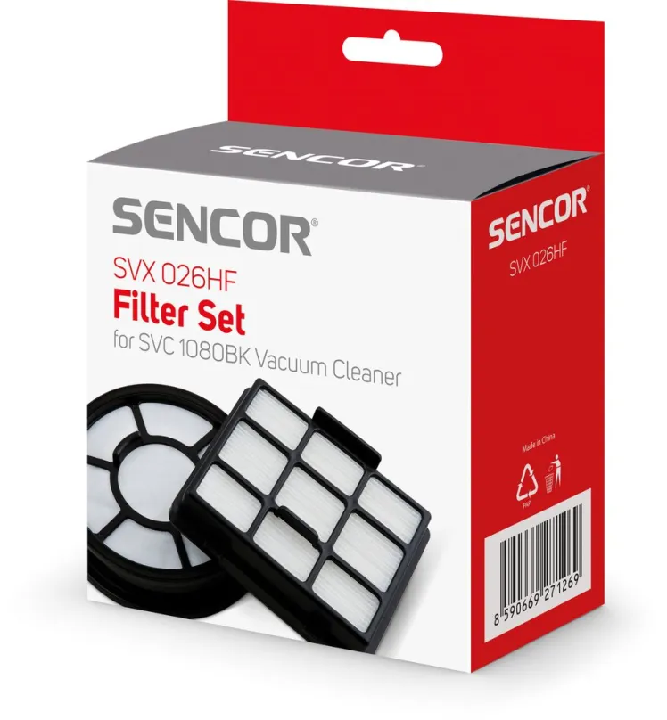 Príslušenstvo k vysávačom SENCOR SVX 026HF sada filtrov SVC 1080BK