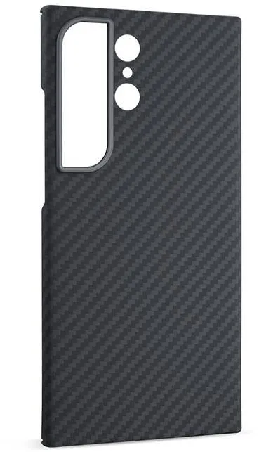 Kryt na mobil Spello by Epico Carbon+ kryt Samsung Galaxy S24 Ultra 5G - čierny