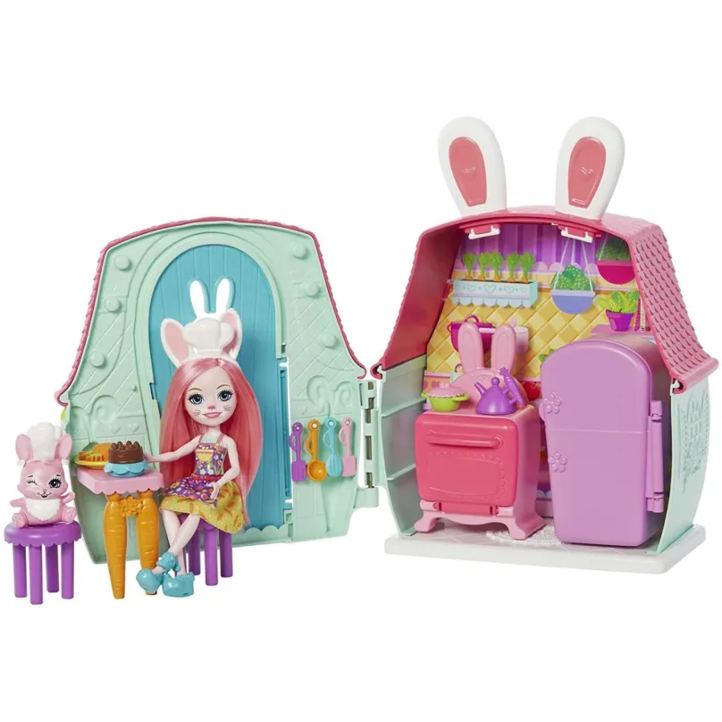 ENCHANTIMALS Zvieratá Chatka Bree Bunny, Mattel GYN60