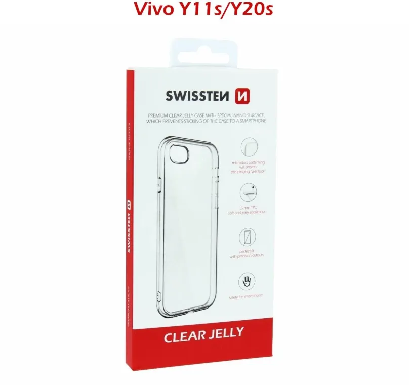 Kryt na mobil Swissten Clear Jelly pre Vivo Y11s/Y20s