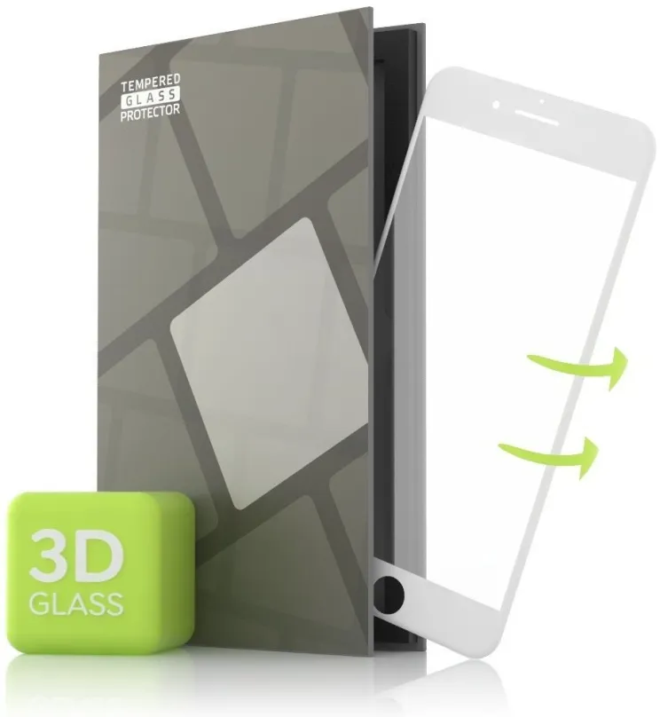 Ochranné sklo Tempered Glass Protector pre iPhone 7/8/SE 2022/SE 2020 (Case Friendly) 3D GLASS, biele