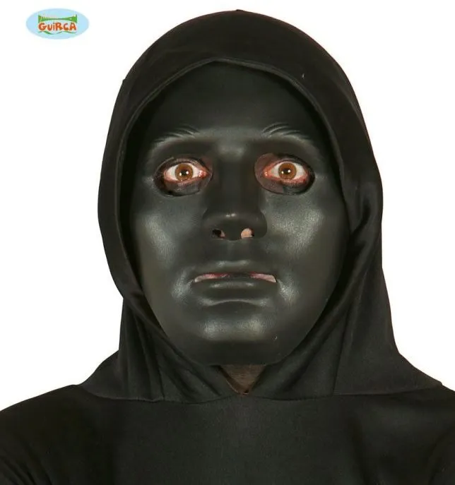 Karnevalová maska Čierna Maska - Dnb - Halloween - PVC