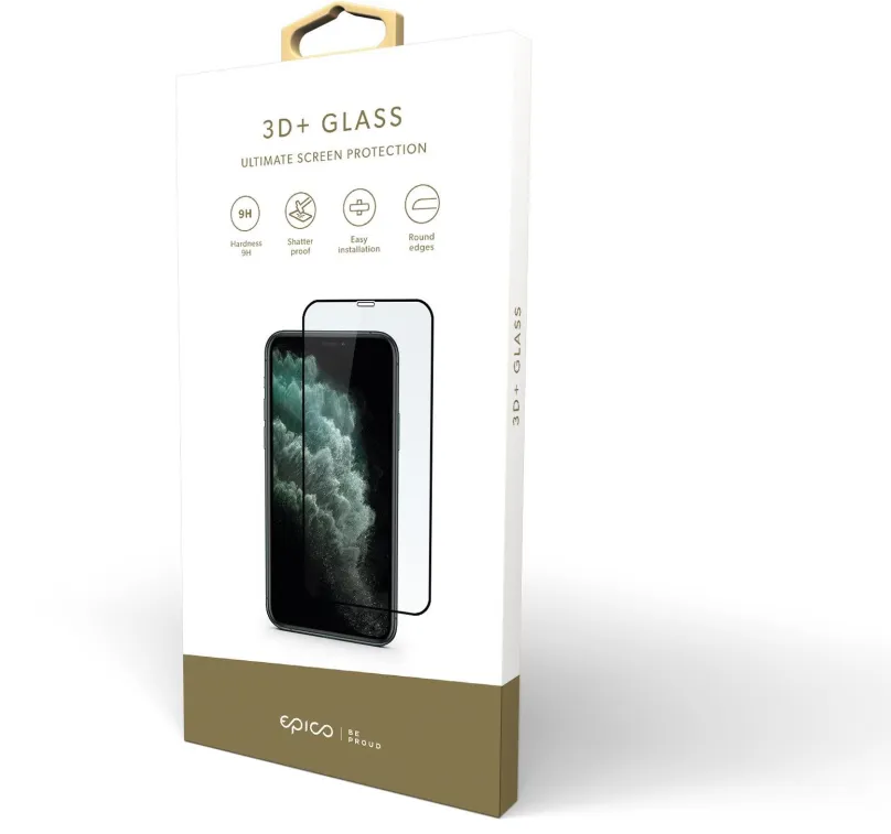 Ochranné sklo Epico 3D+ Glass IM iPhone 6/6S/7/8/SE (2020)/SE (2022) - čierna