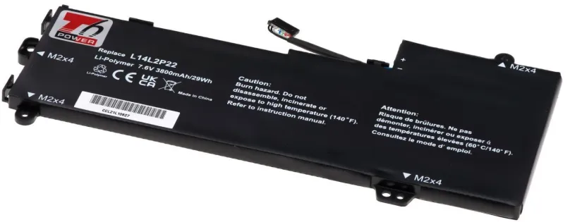 Batéria do notebooku T6 Power pre Lenovo E31-70, E31-80, IdeaPad 510S-13IKB séria, 3800mAh, 29Wh, 2cell, Li-pol