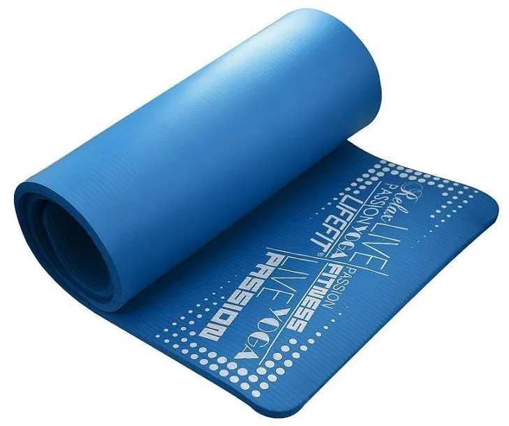 Podložka na cvičenie Lifefit Yoga Mat Exkluzív plus modrá