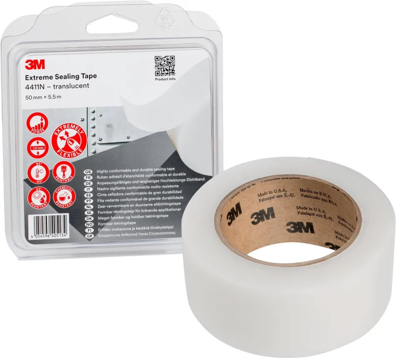 Lepiaca páska 3M™ Extrémne tesniaca lepiaca páska 4411N, 50mm x 5,5m, číra