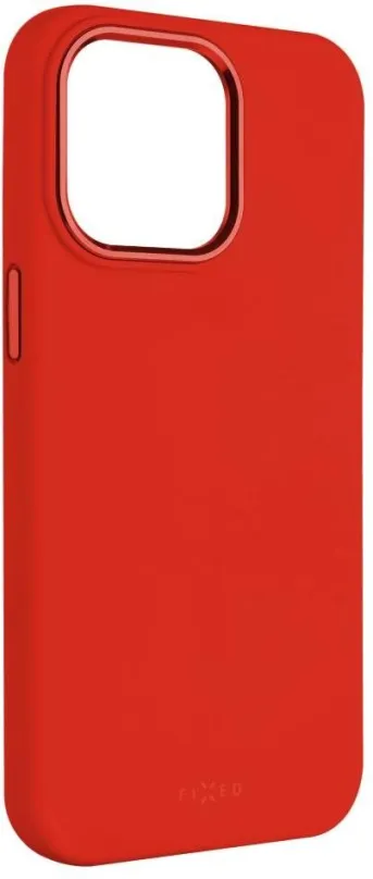 Kryt na mobil FIXED MagFlow s podporou MagSafe pre Apple iPhone 15 Pre červený